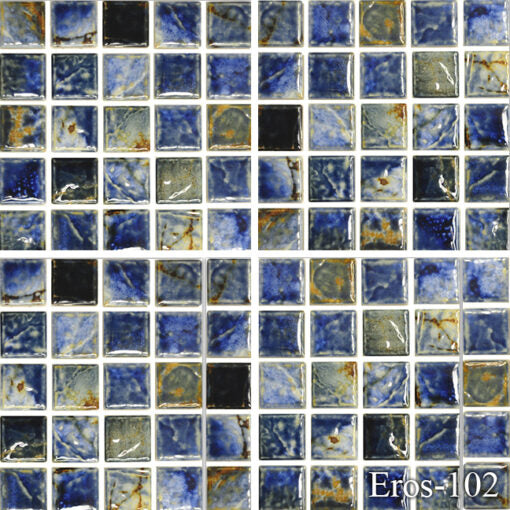 Eros Autumn 1x1 Pool Tile