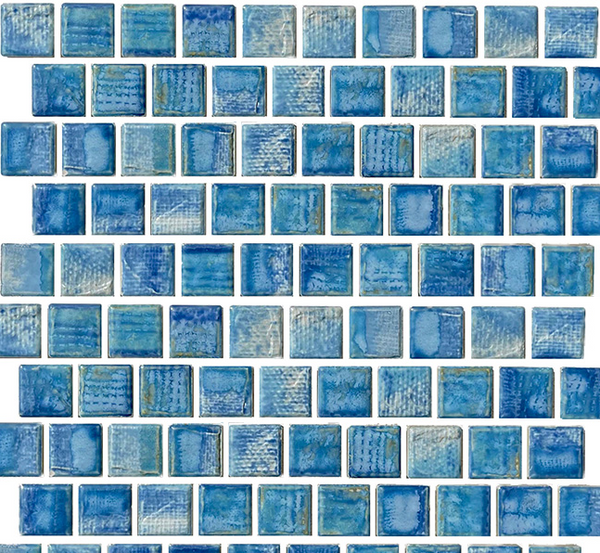 Icy Blue 1x1 Porcelain Pool Tile