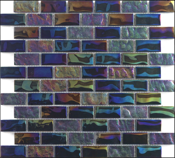 Vidrofina Anochrome 1x2 Glass Mosaic Tile