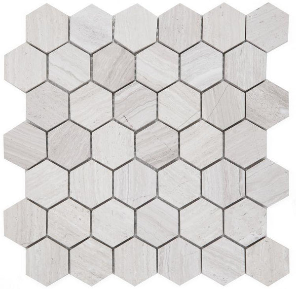 2x2 Hexagon Grey (Haisa Light)