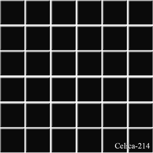 Celica Black 2x2  Pool Tile Series