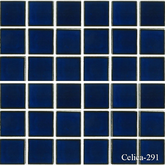 Celica Royal Blue 2x2  Pool Tile Series