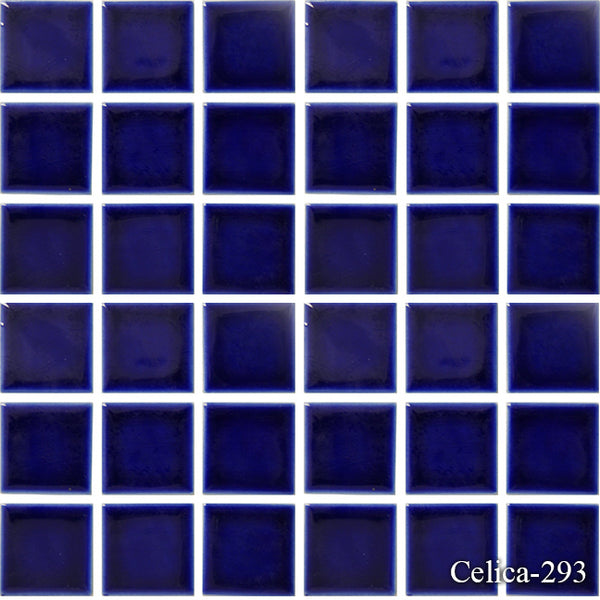 Celica Cobalt Blue 2x2  Pool Tile Series