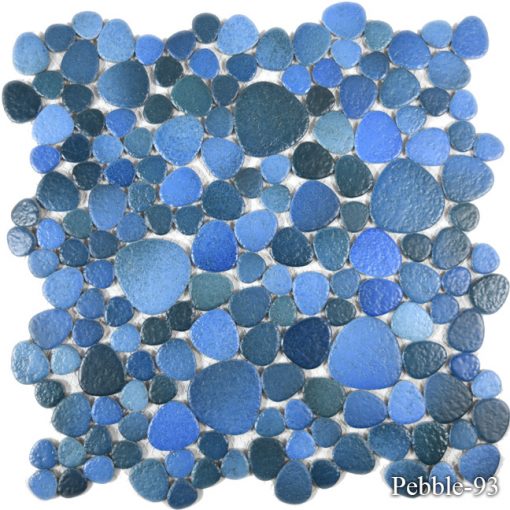 Pebblestone Jade Blue 12x12 Pool Tile Series