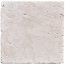 12x12 Ivory Travertine Tumbled Paver (3cm)