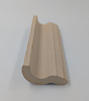 2x6 White Glazed Ceramic Chair Rail 