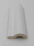 2x6 White Glazed Ceramic Chair Rail 