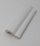 2x6 White Glazed Ceramic Chair Rail 
