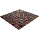 NETHERLANDS MONDRIAN BRICKSTONE gold brown glass mosaic tile