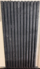 Nero Marquina Marble Fluted Honed 12x24 Tile