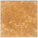 24x24 Filled and Honed Gold Travertine Tile