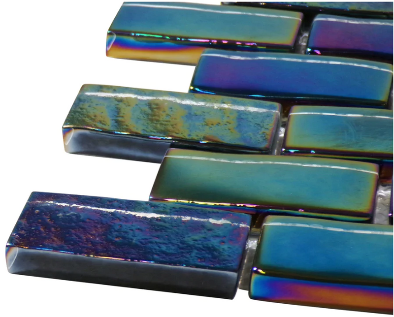Vidrofina Anochrome 1x2 Glass Mosaic Tile