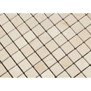 1 x 1 Polished Crema Marfil Marble Mosaic Tile