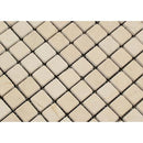 1 x 1 Tumbled Crema Marfil Marble Mosaic Tile