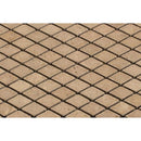 1 x 2 Tumbled Noce Travertine Diamond Mosaic Tile