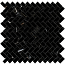 12x12 Nero Marquina Herringbone (POLISHED)