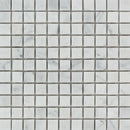 1x1 Honed Bianco Carrara Marble Mosaic Tile