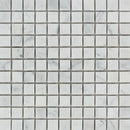 1x1 Polished Bianco Carrara Marble Mosaic Tile