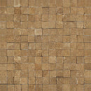 1x1 Split-faced Noce Travertine Mosaic Tile
