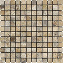 1x1 Tumbled Philadelphia Travertine Mosaic Tile