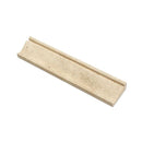 2 1/2 x 12 Honed Ivory Travertine Crown Molding