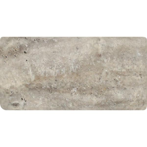 3 x 6 Tumbled Silver Travertine Tile