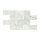 4 x 12 Honed Calacatta Gold Marble Tile