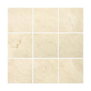 4 x 4 Polished Crema Marfil Marble Tile