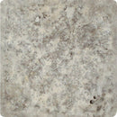 4x4 Tumbled Silver Travertine Tile