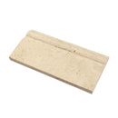 5 x 12 Honed Ivory Travertine Baseboard Trim