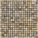 5/8 x 5/8 Tumbled Philadelphia Travertine Mosaic Tile