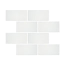 6 x 12 Honed Thassos White Marble Tile