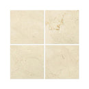 6 x 6 Polished Crema Marfil Marble Tile
