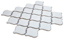 White Lantern Porcelain Mosaic Tile 9.75 x 9.75