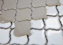 White Lantern Porcelain Mosaic Tile 9.75 x 9.75