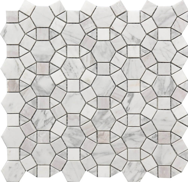 ROCKART KALEIDOSCOPE MARBLE MOSAIC 12X12.
