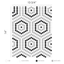 Classic Belfort Collection Glass Mosaic Tile