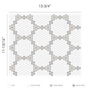 Country Bourges Collection Glass Mosaic Tile