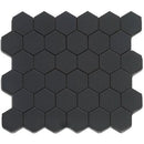 CC MOSAICS BLACK 12X12 MOS. HEXAGON 2X2.