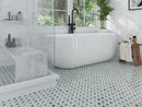 DERRY Mint Green, Thassos Mosaic Tile