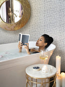 WENO Blue Celeste, Thassos Mix Mosaic Tile