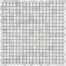 WENO Blue Celeste, Thassos Mix Mosaic Tile