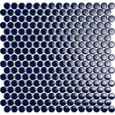 Midnight Stardust Penny Round Mosaic Tile