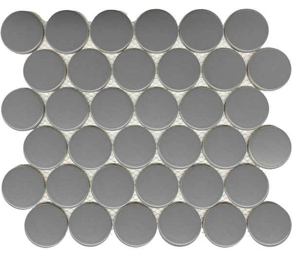 CC Mosaics+ 2" GRAY DOTS MOSAIC.