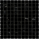 12x12 Nero Marquina Mosaic Tile (POLISHED)