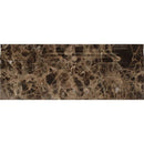 4 3/4x12 Polished Emperador Dark Marble Baseboard Trim