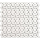 Rigel White Penny Round Mosaic Tile