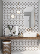 FRUILI Calacatta Gold/Glaicer Terrazzo/Atlantic Gray Mix Mosaic Tile