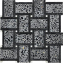 CONTARINI Terrazzo, Dolomite, Black Limestone Mix Mosaic Tile