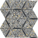 DANIELI Terrazzo, Black Limestone Mix Mosaic Tile
